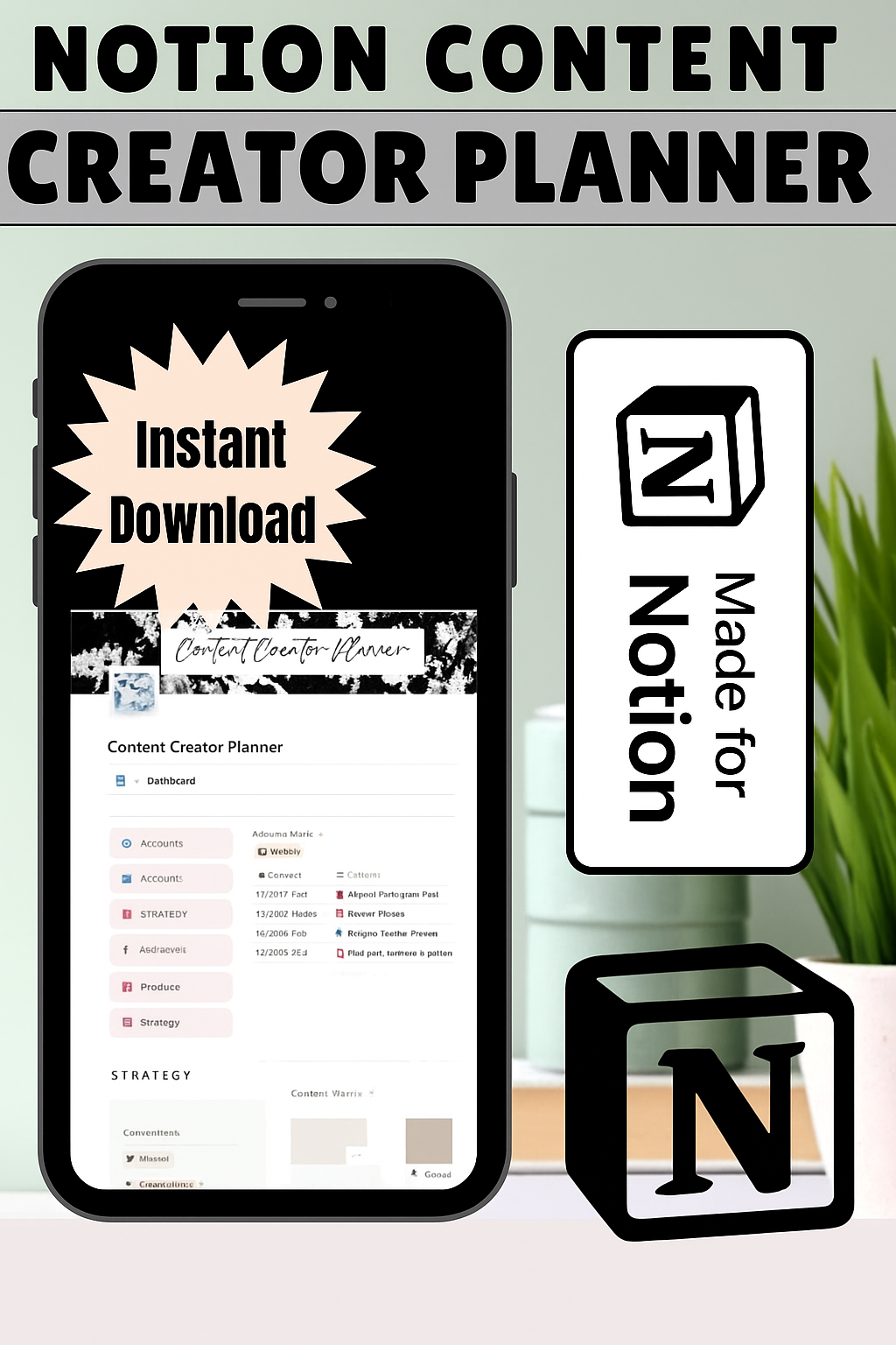 The Final Notion Planner - Content Creator ONLYFANS